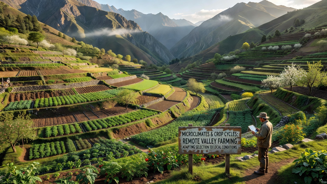 How Microclimates Influence Crop Selection Cycles Among Remote Valley Farmers